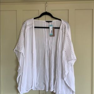 Trayce Crochet Detail Kimono